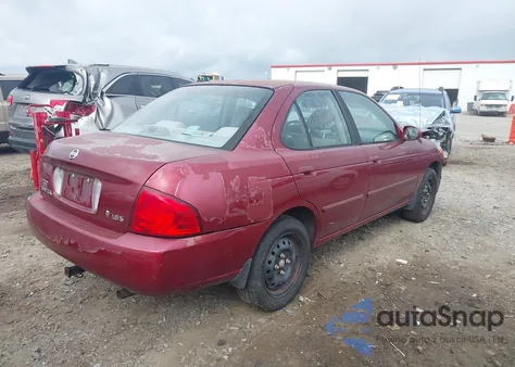 2004 Nissan Sentra 1.8S из США, поврежденный, VIN 3N1CB51D74L902792